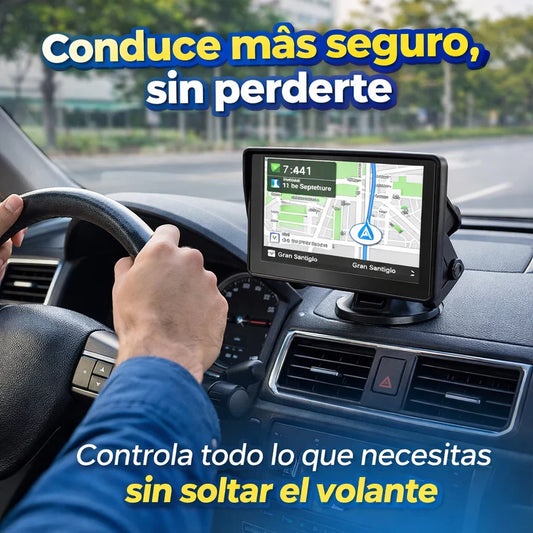 Pantalla Táctil CARPLAY 7” – Navegación y Llamadas Seguras – Maneja Más Tranquilo Desde el Primer Uso